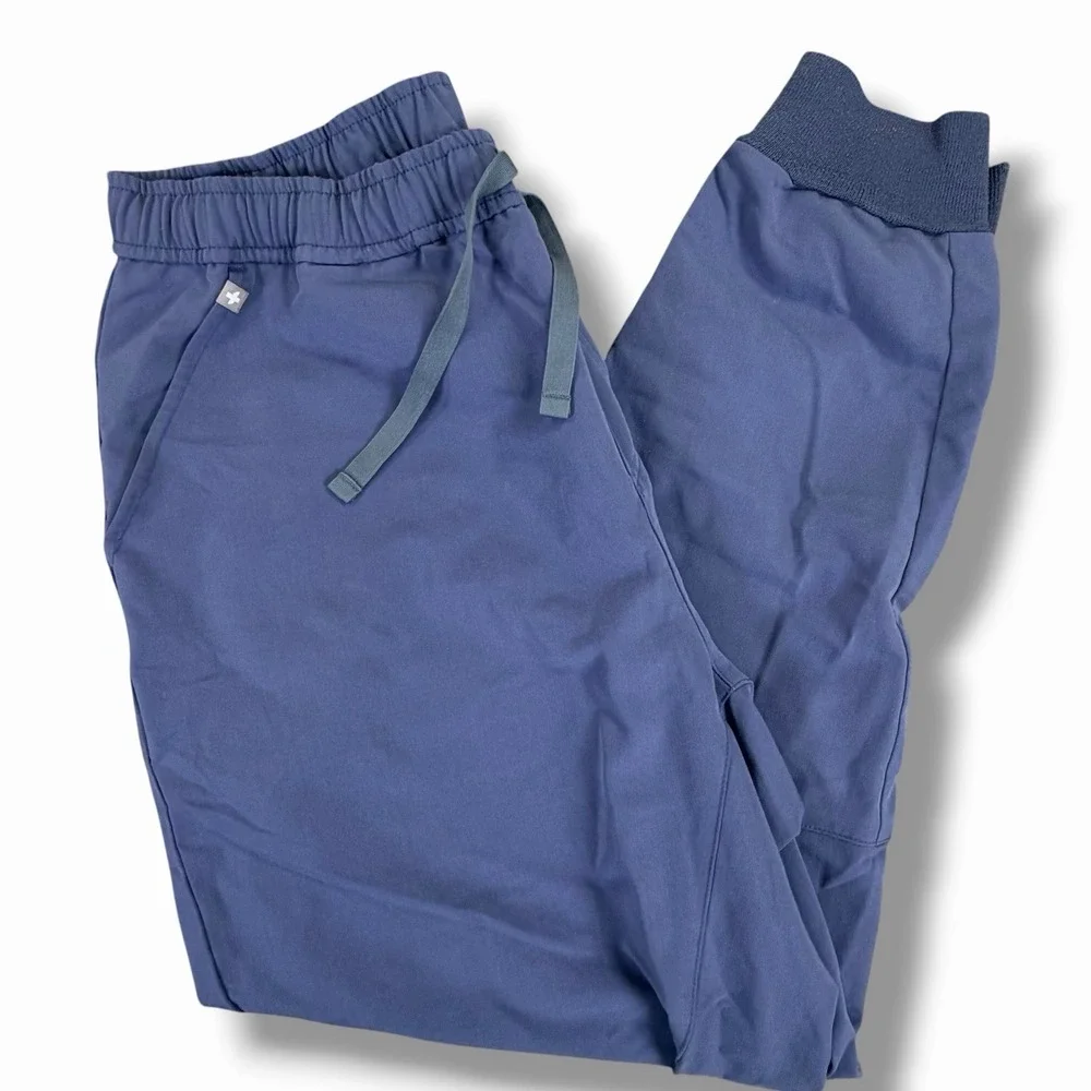 FIGS Mens Jogger Scrub Pants Blue XL Short MXXSW2004S PO 2703